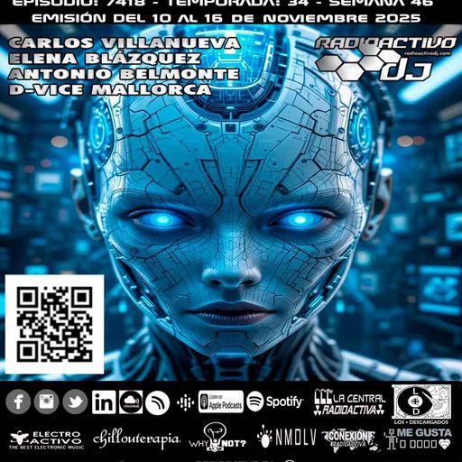 Radioactivo DJ 46-2025 Carlos Villanueva, Elena Blázquez, Antonio Belmonte & D-Vice Mallorca-