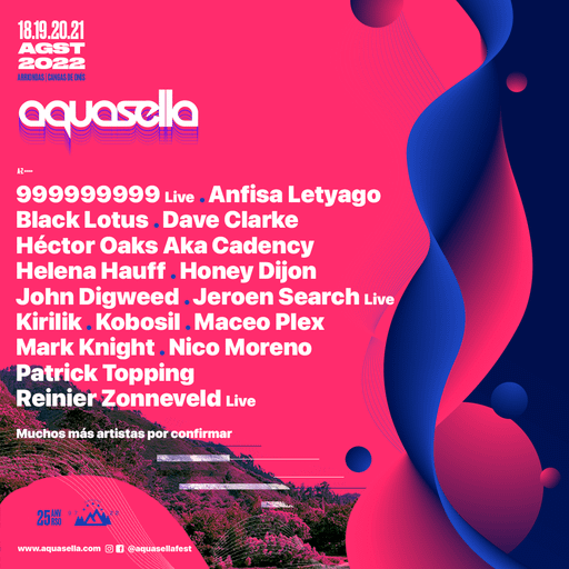 Dave Clarke at Aquasella festival (Arriondas - Spain) - 18 August 2022