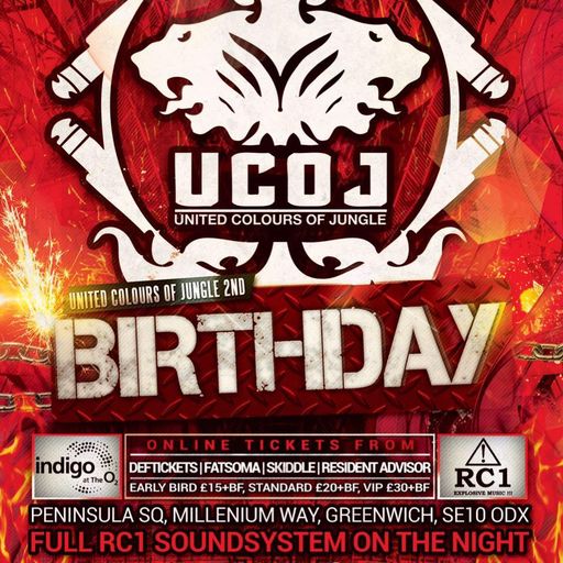 DJ Serum w/ MC's Blacka & Navigator - UCOJ 'Into the Amazon' - Qube Project, London - 25.11.16