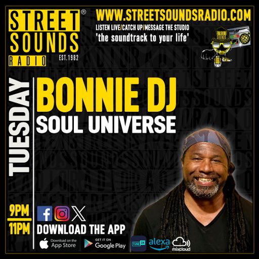 Soul Universe with Bonnie DJ on Street Sounds Radio 2100-2300 19/05/2026