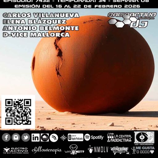 Radioactivo DJ 08-2026 Carlos Villanueva, Elena Blázquez, Antonio Belmonte & D-Vice Mallorca