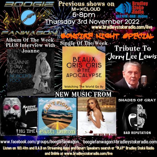 Boogie Fanwagon 3rd November 2022. Bonfire Night Special.