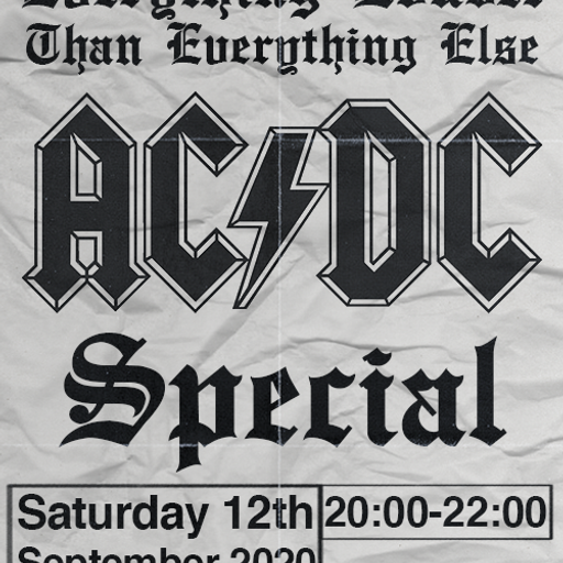 Mr P,s Everything Louder Than Everything Else AC/DC Special Broadcast Date 12/09/2020