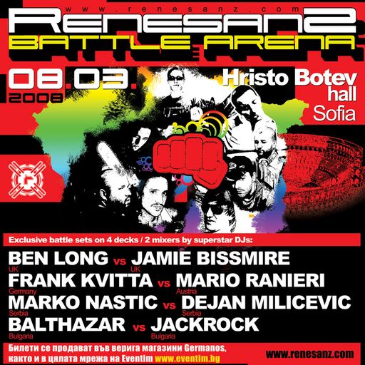 Ben Long vs Jamie Bissmire at "Renesanz Battle Arena" @ Hristo Botev Hall (Bulgaria) - 8 March 2008