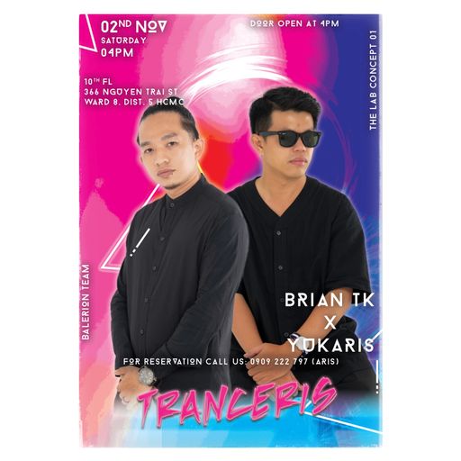 YUKARIS B2B BRIAN TK Live at Tranceris - Present by Balerion x The Lab Concept 01