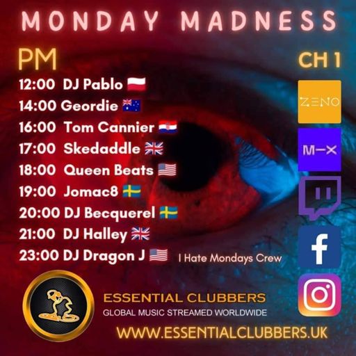 Tom Cannier - Monday Madness - Essential Clubbers Radio - 071122