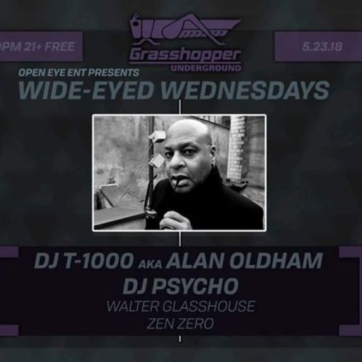 Alan Oldham at "Wide-Eyed Wednesdays" @ The Grasshopper Underground (Detroit - USA) - 23 May 2018