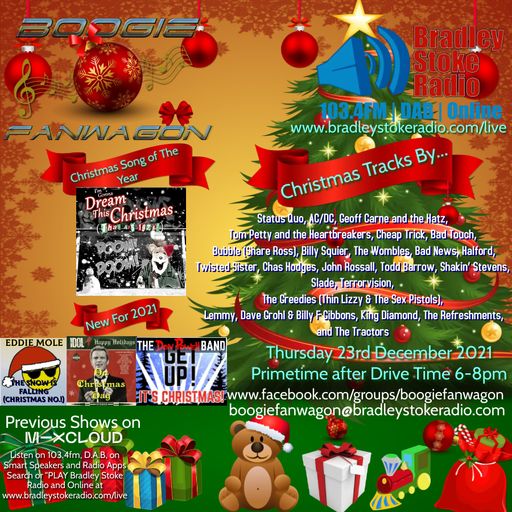 Boogie Fanwagon 23rd December 2021. A Boogie Christmas Special.