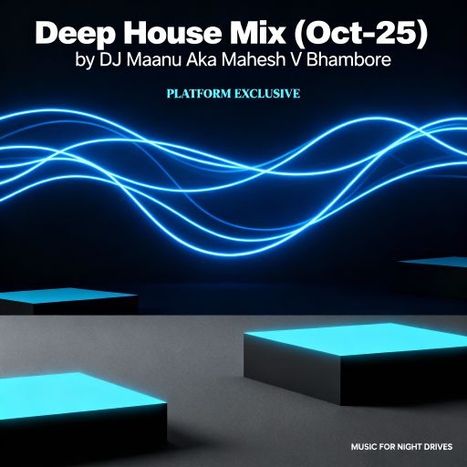 Deep House Mix (Oct‑25) | DJ Maanu Aka Mahesh V Bhambore | Melodic, Chill, Late‑Night