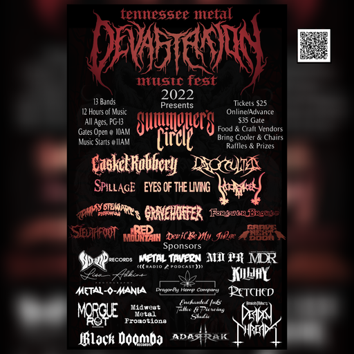 Sleuthfoot & The Red Mountain - Featured Interviews - Tennessee Metal Devastation Music Fest