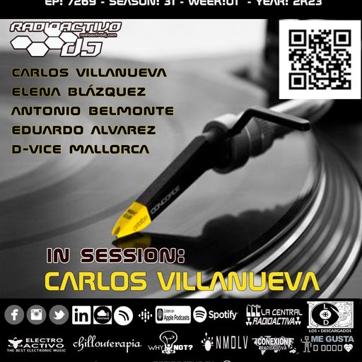 RADIOACTIVO DJ 01-2023 BY CARLOS VILLANUEVA, ELENA BLÁZQUEZ, ANTONIO BELMONTE, E. ÁLVAREZ Y D-VICE M