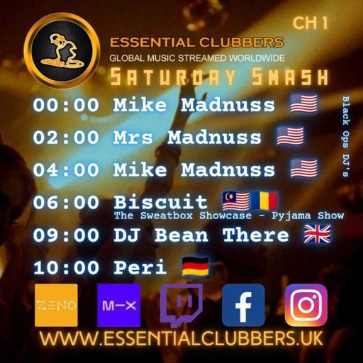 Biscuit-Saturday Pajama Show-Live on Essential Clubbers Radio 8.07.2023