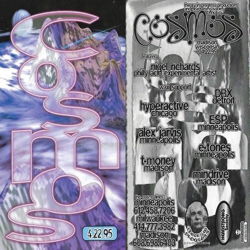 Hyperactive LIVE PA at Cosmos (Madison - USA) - 22 April 1995