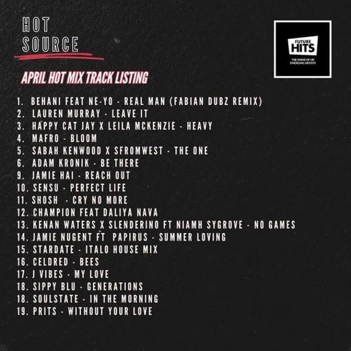 Hot Source with Prits - Friday 28th April