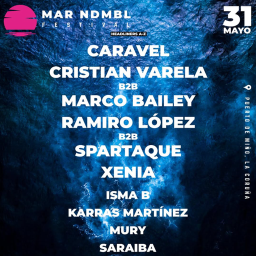 Cristian Varela B2B Marco Bailey (6 decks set) at MAR NDMBL Festival (Miño - Spain) - 31 May 2025