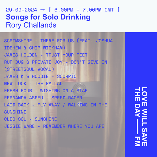 2024-09-29 Songs For Solo Drinking | LWSTD-FM