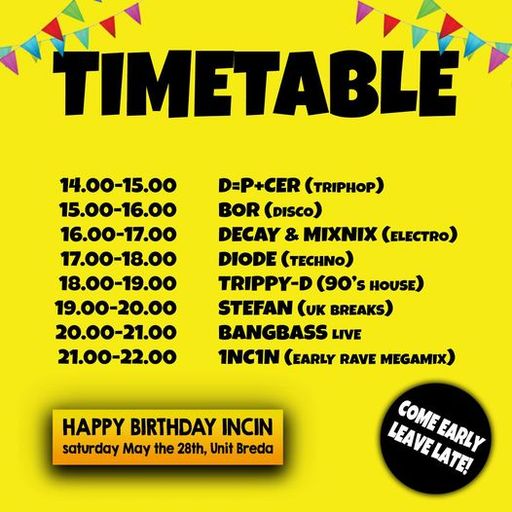 Mixnix & Decay @ 1NC1N Birthday (UNIT, Breda 28-05-2022)
