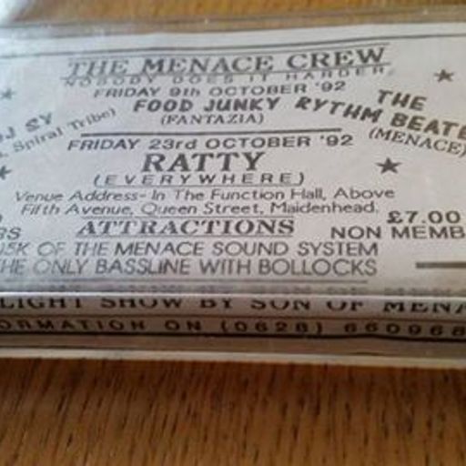 DJ SY - Menace 9th October 1992