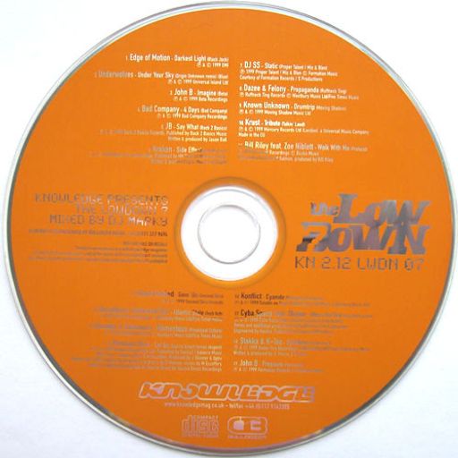 Knowledge mag issue 27 cover CD - DJ Marky
