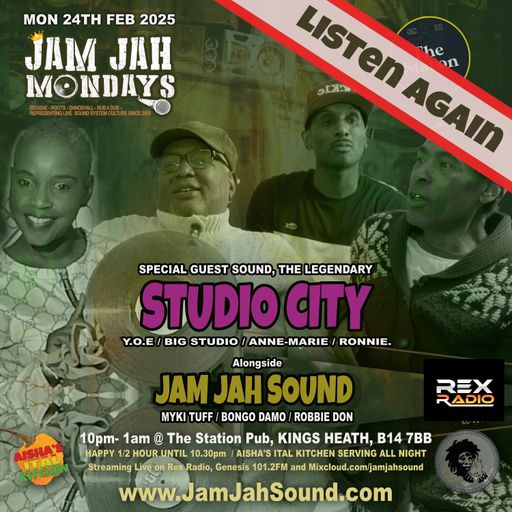 Jam Jah Mondays 24th Feb 25 ft. Studio City