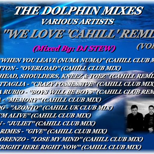 THE DOLPHIN MIXES - VARIOUS ARTISTS - ''WE LOVE 'CAHILL' REMIXES'' (VOLUME 9)