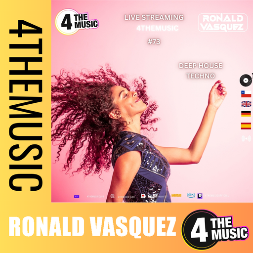 Ronald Vasquez on 4TheMusic - SHOW 73 -- DeepHouse - Techno