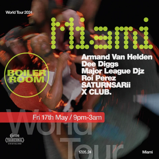 Armand Van Helden at Boiler Room (Miami - USA) - 17 May 2024