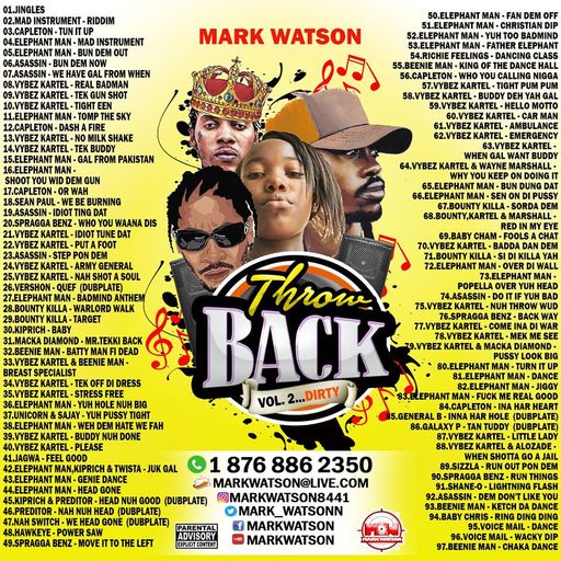 Throwback Mix Vol. 2 (Dancehall Mixtape 2019 Ft Elephant Man, Assassin, Vybz Kartel, Capleton)