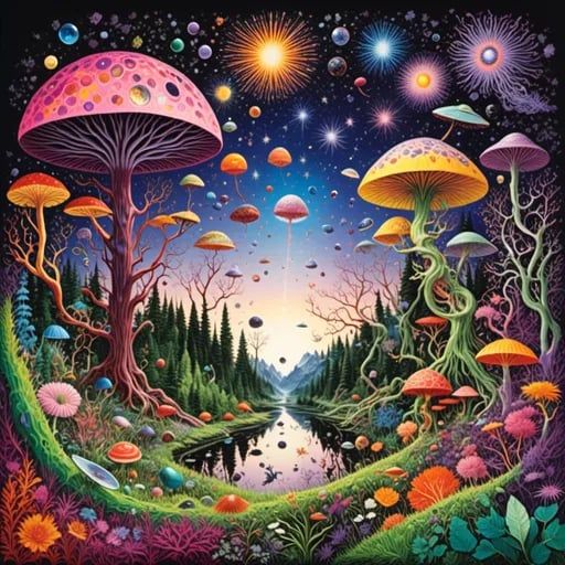 A Psychedelic Journey. Rabid Acid Badger - Mummy - Dj Weirdy