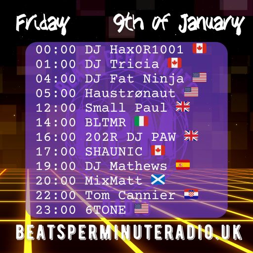 BPM Radio - Go With The Flow Show by Tom Cannier, ZG, CRO