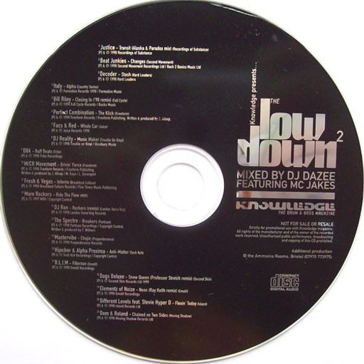 Knowledge Mag 22 cover CD - DJ Dazee & MC Jakes