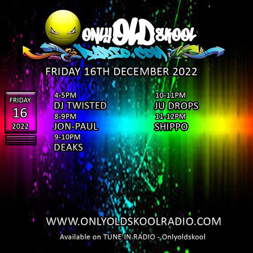 Jon-Paul - Oldskool Education Show - 16-12-22 pre 93 vinyl set