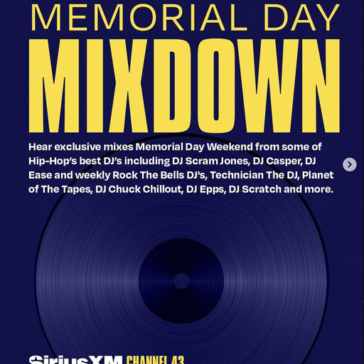 DJ Scram Jones - Memorial Day Mixdown (SXM RTB) - 2025.05.24