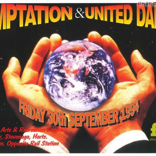 Slipmatt & DJ Sy w/ MCMC & Vocal - Temptation & United Dance - Stevenage - 30.9.94