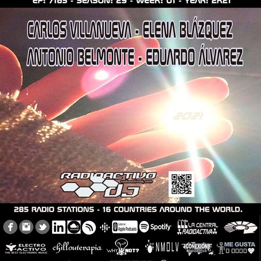 RADIOACTIVO DJ 01-2021 BY CARLOS VILLANUEVA, ELENA BLÁZQUEZ, ANTONIO BELMONTE Y EDUARDO ÁLVAREZ