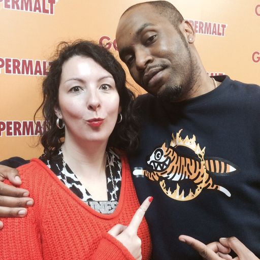 Baines plus one with Comedian Dane Baptiste