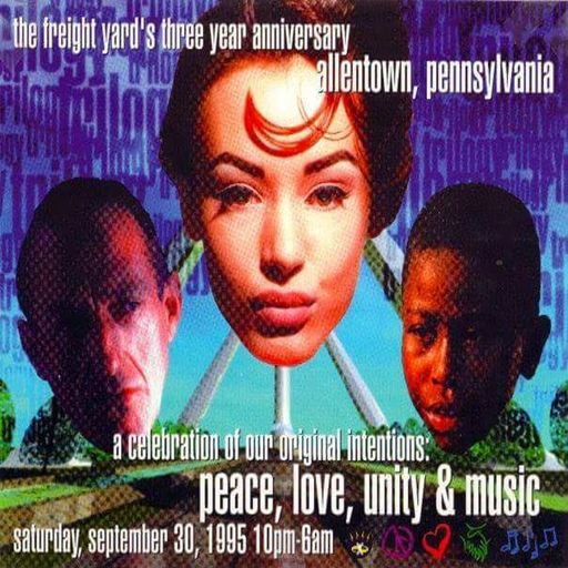 Frankie Bones at "Trilogy - 3rd Anniversary" @ The Freight Yard (Allentown-USA) - 30 September 1995