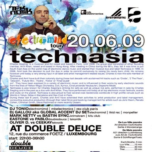 Technasia at "Electromind Tour" @ Double Deuce (Foetz-Luxemburg) - 20 June 2009