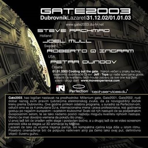 Steve Rachmad at "Gate2003" @ Club Lazareti (Dubrovnik - Croatia) - 31 December 2002