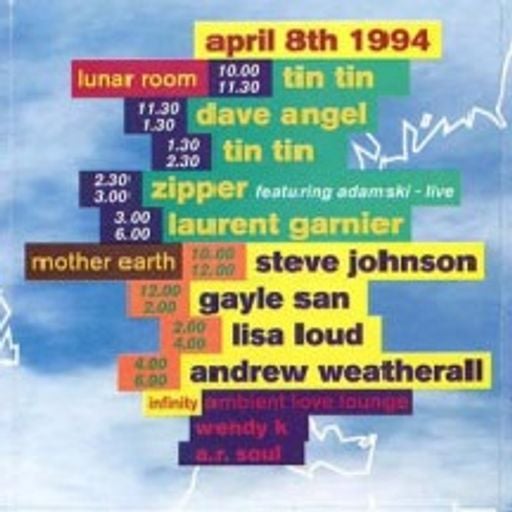 Dave Angel at "The Final Frontier" @ Club UK (Wandsworth - UK) - 8 April 1994