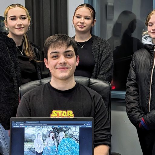 Kiltimagh YouthReach Junk Kouture Team speaks with Conor