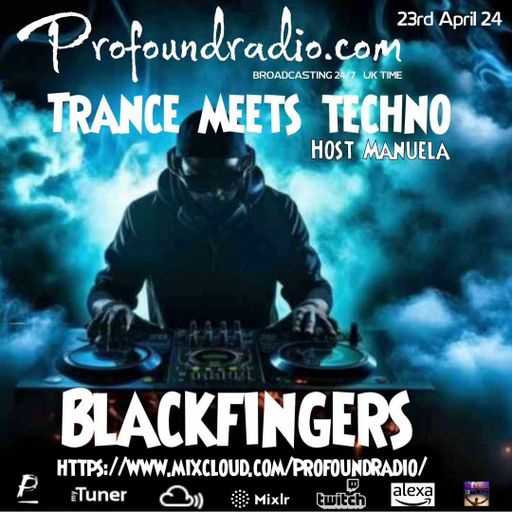 BLACKFINGERS TECHNO ZONE ON TRANCE MEETS TECHNO 23-04-24