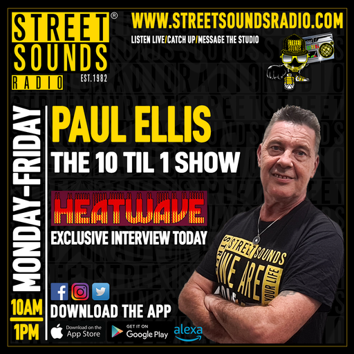 The 10 Til 1 Show with Paul Ellis on Street Sounds Radio 1000-1300 16/01/2024