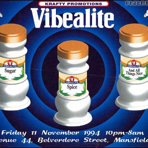 Swann-e w/ Peta Pan - Vibealite 'Sugar Spice All Things Nice' - Venue 44 - 11.11.94