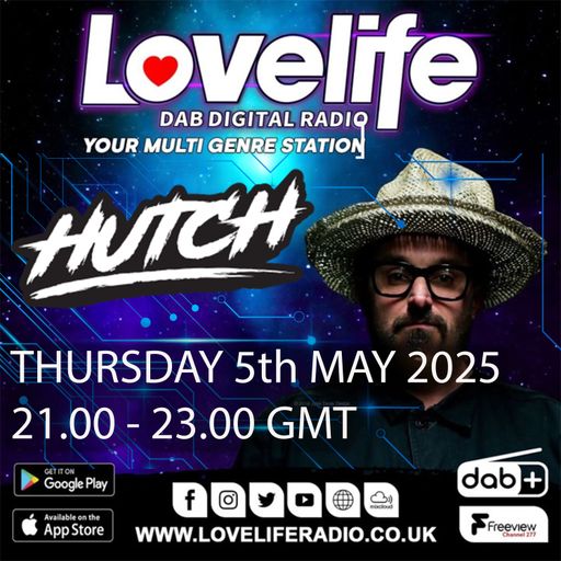 Love Life Radio Hutch Presents 'Music To Put Your Lipstick On Too' (5th May 2025)