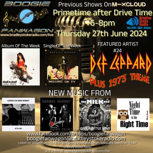 Boogie Fanwagon 27th June 2024