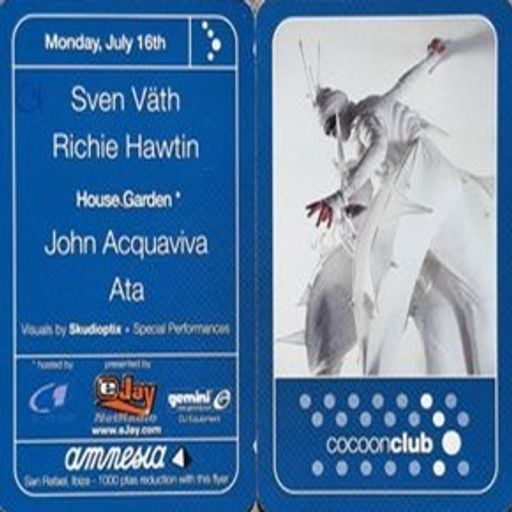 John Acquaviva at "Cocoon Club" @ Amnesia (San Rafael - Ibiza) - 16 July 2001
