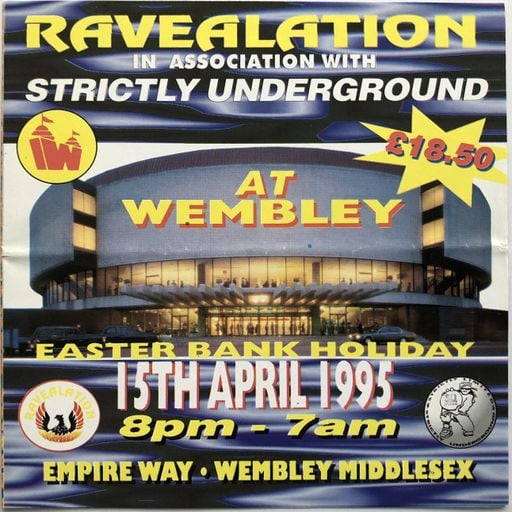 Mark Ryder w/ MC Paranoia - Ravealation 'Strictly Underground' - Wembley - 15.04.95