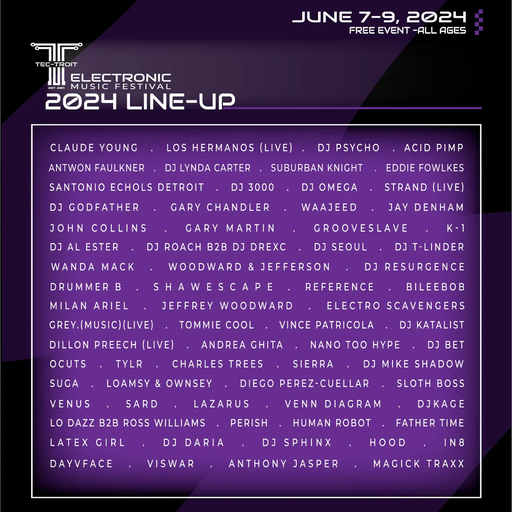 Claude Young at "Tec-Troit" @ The Container Globe (Detroit-USA) - 9 June 2024