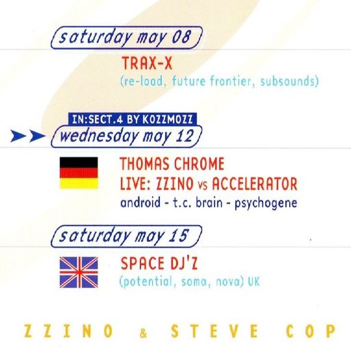 Steve Cop & Zzino at Scene (Oudenaarde - Belgium) - 15 May 1999